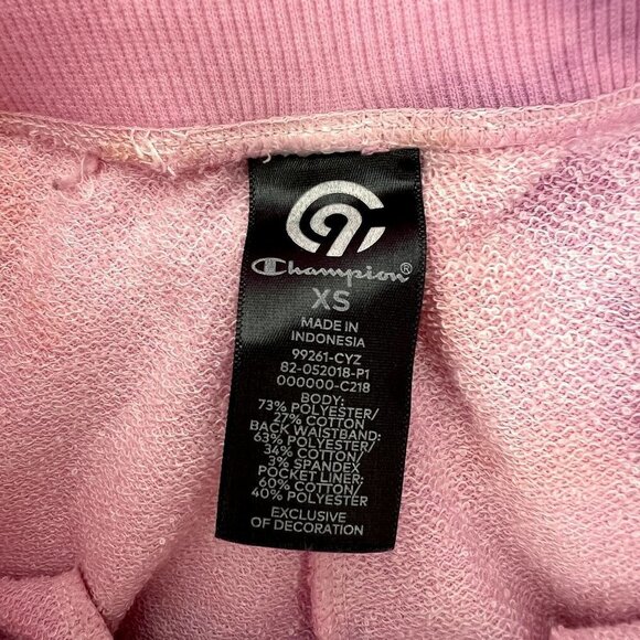 Upcycled Custom Tie Dye C9 Champion Soft Pull On Drawstring Shorts Womens XS - Picture 4 of 7